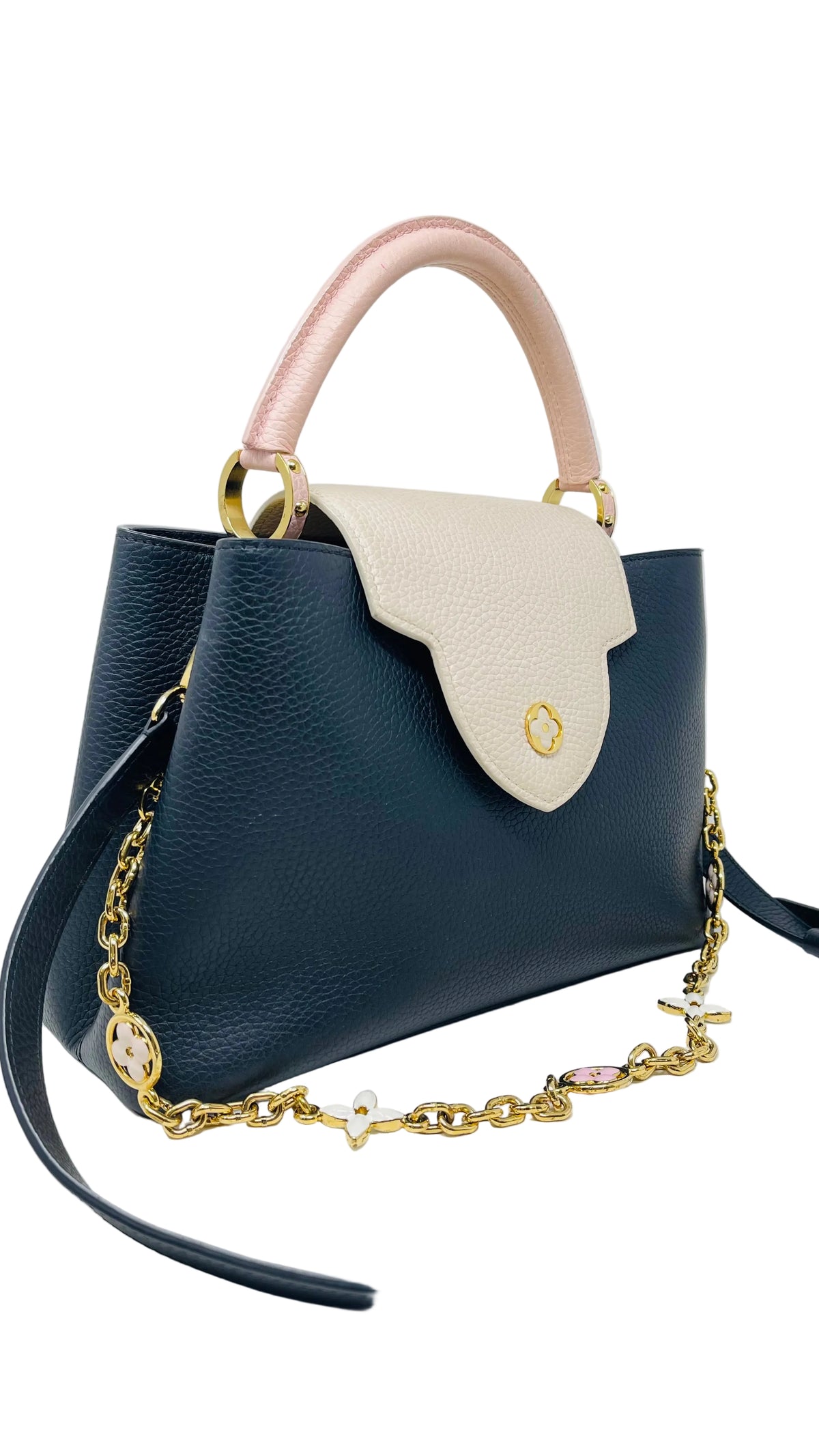 Louis Vuitton Capucine Taurillon Leather Bag PRE OWNED (Microchip)