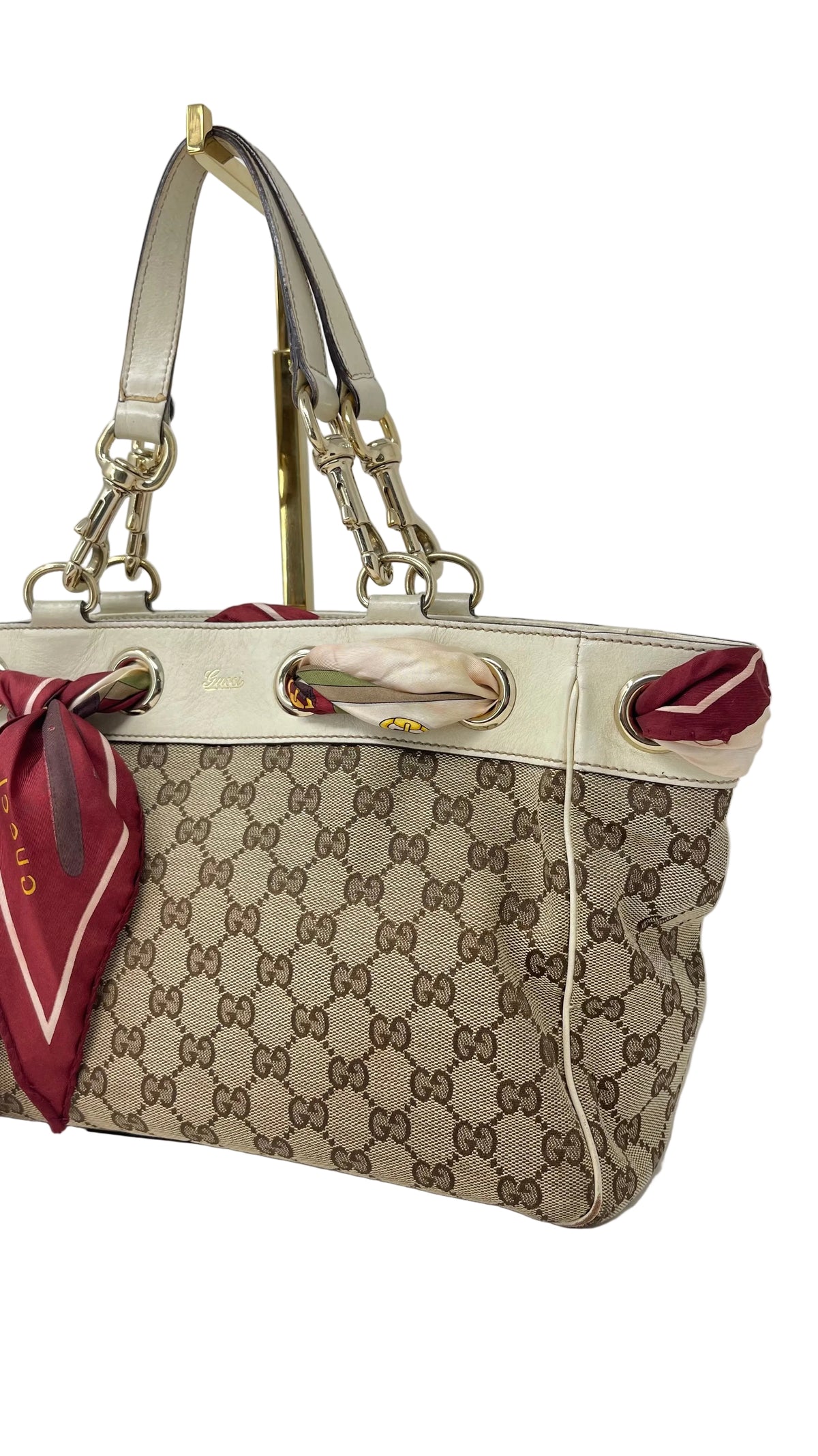 Gucci PRE OWNED Positano GG Monogram Tote Bag